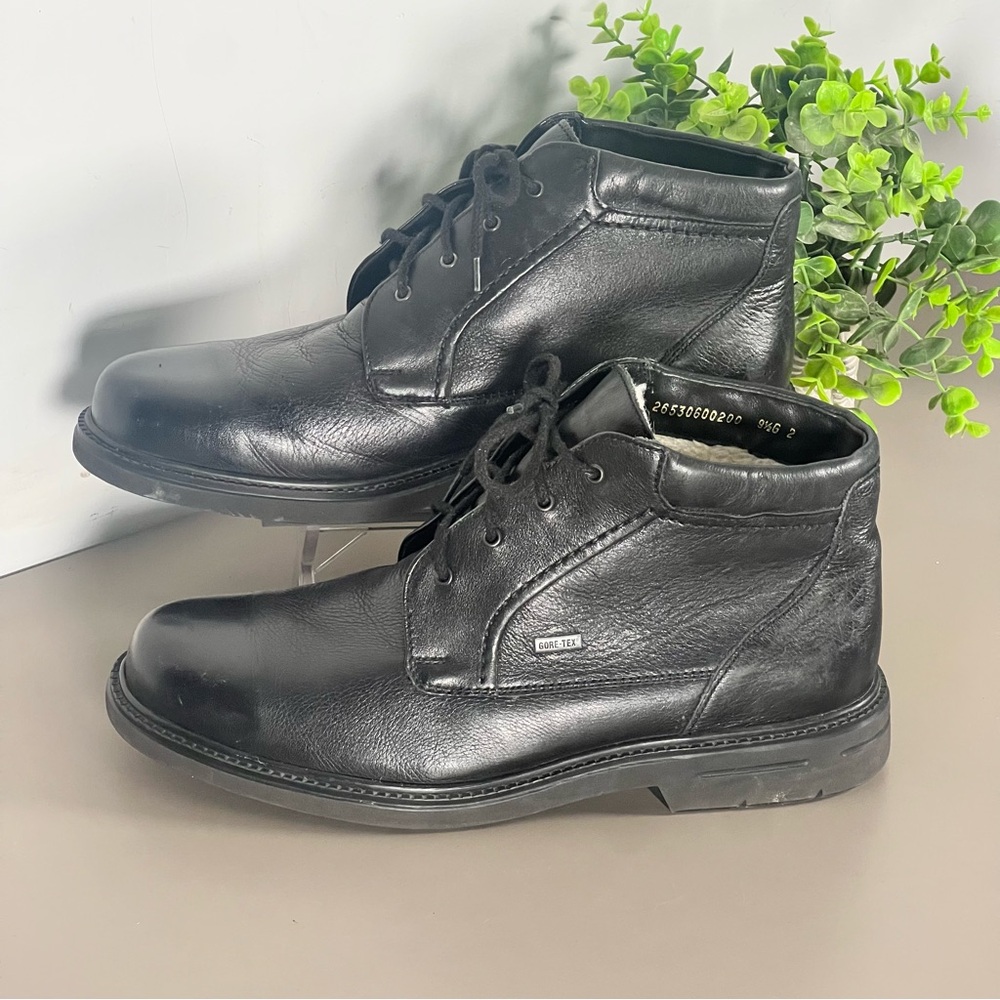 Sioux Black Leather Gore-Tek Winter Waterproof Boot Men’s Size 9.5